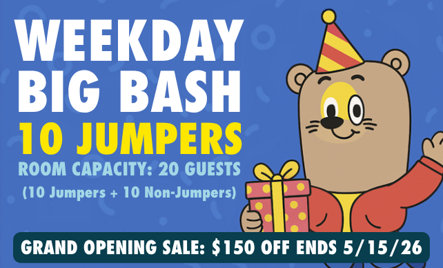 WEEKDAY BIG BASH – $299 (Save $150)