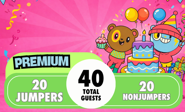 🟩  WEEKDAY Premium Party – $679 (Save $150!)