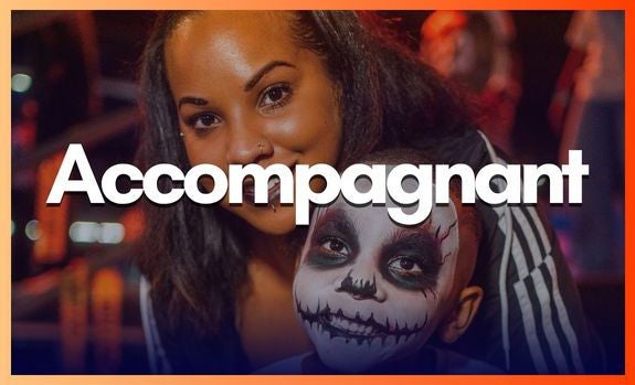 BILLET ACCOMPAGNANT - HALLOWEEN