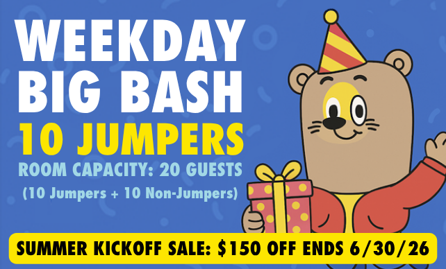WEEKDAY BIG BASH – $299 (Save $150)