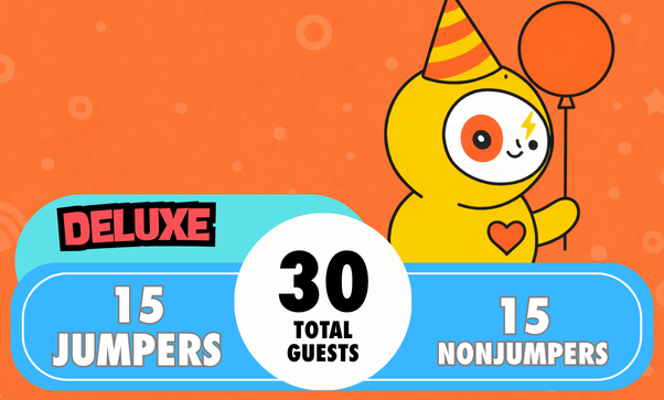 🟨 WEEKDAY Deluxe Party – $439 (Save $150!)