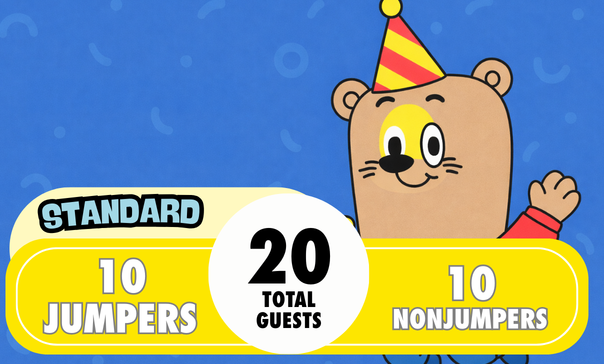 🟥 WEEKDAY Standard Party – $339 (Save $150!)