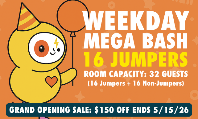 WEEKDAY MEGA BASH – $449 (Save $150)