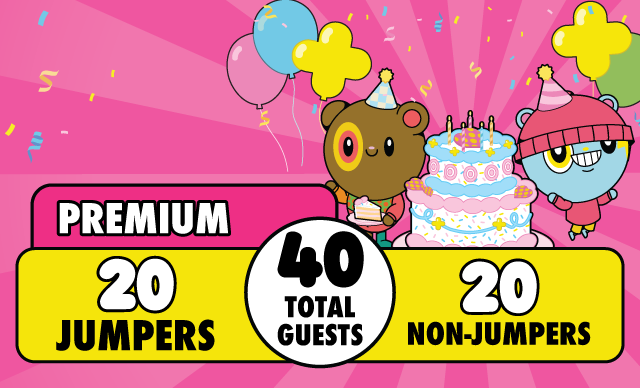 Premium Birthday Party – $725 [Saving $150]