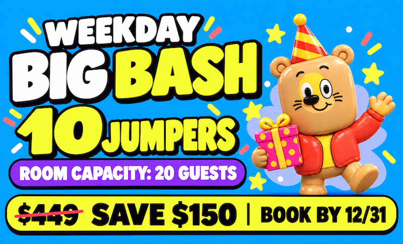 WEEKDAY BIG BASH – $299 (Save $150)