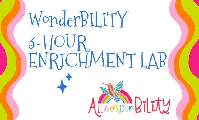 WonderBILITY 3-Hour Enrichment Lab (Ages 0-8)